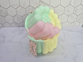 Mini tortera silicona tricolor redonda con bordes ondulados